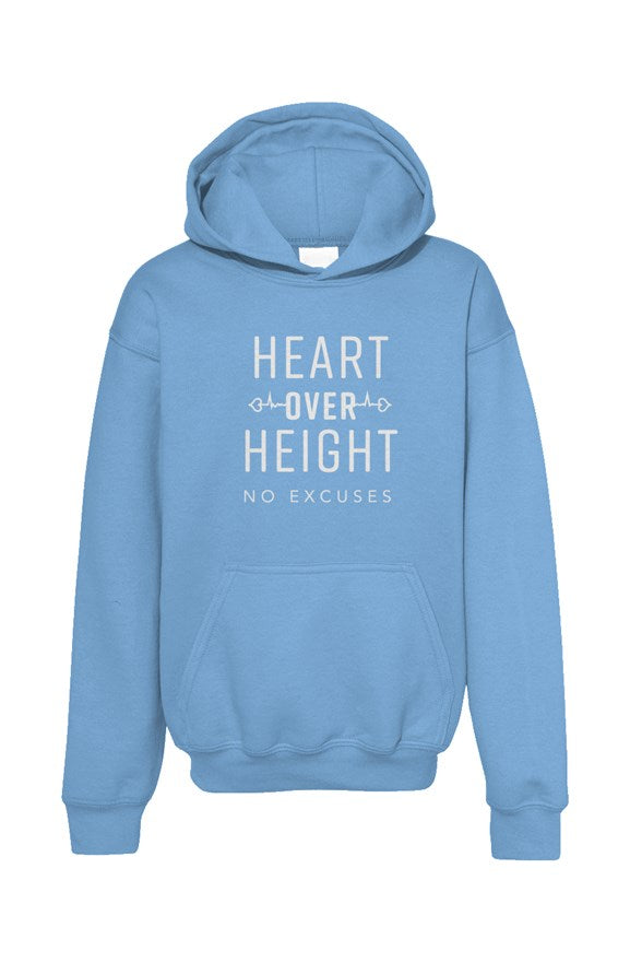 Youth Classic Heart Over Height Pullover Hoodie