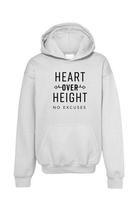 Youth Classic Heart Over Height Pullover Hoodie