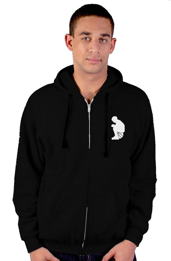 Classic Heart Over Height Zip-up Hoodie