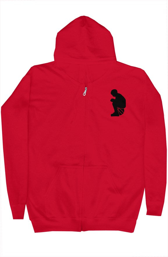 Classic Heart Over Height Zip-up Hoodie