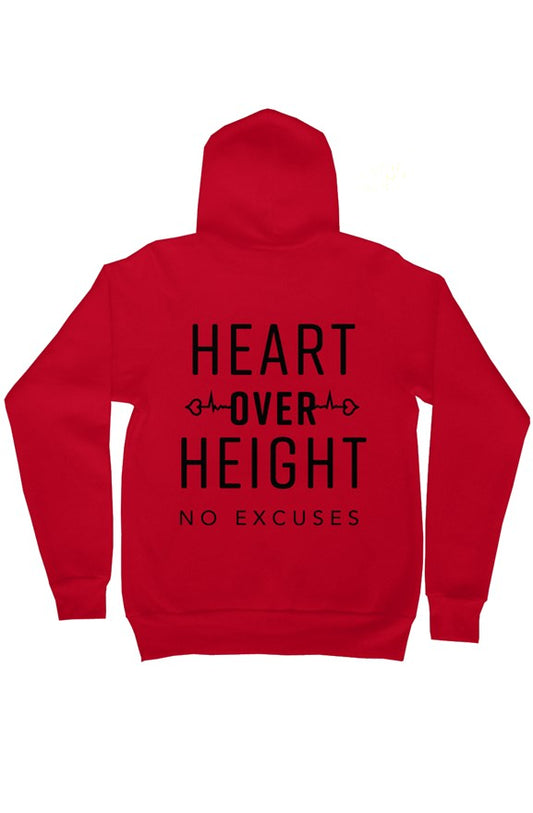 Classic Heart Over Height Zip-up Hoodie