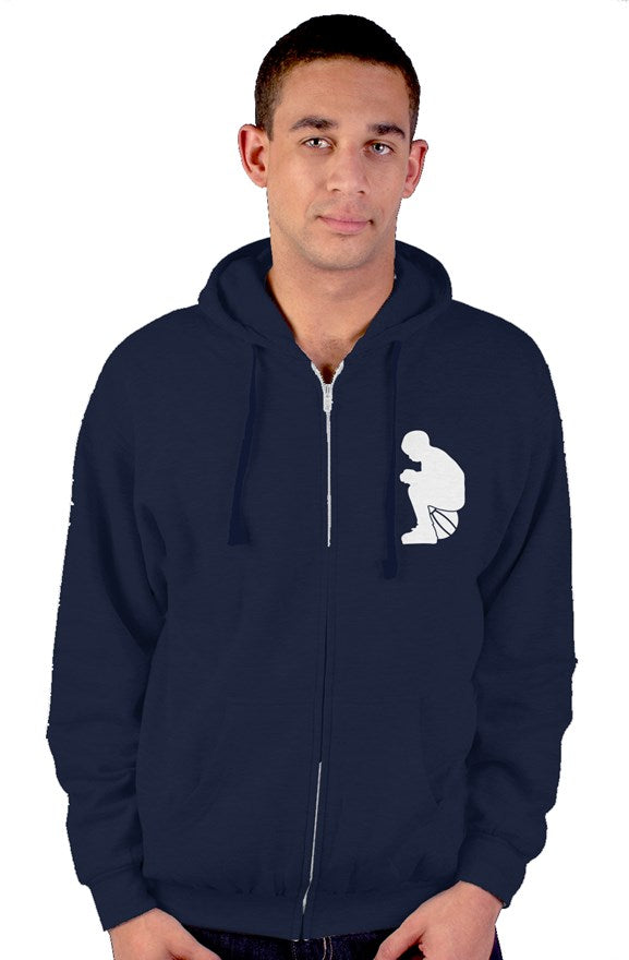 Classic Heart Over Height Zip-up Hoodie